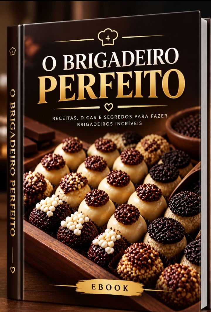 Mockup do e-book O Brigadeiro Perfeito